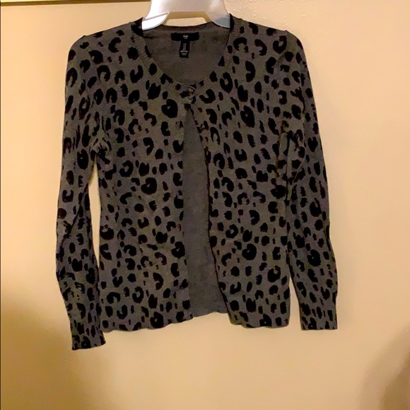 Leopard print cardigan - Picture 1 of 4